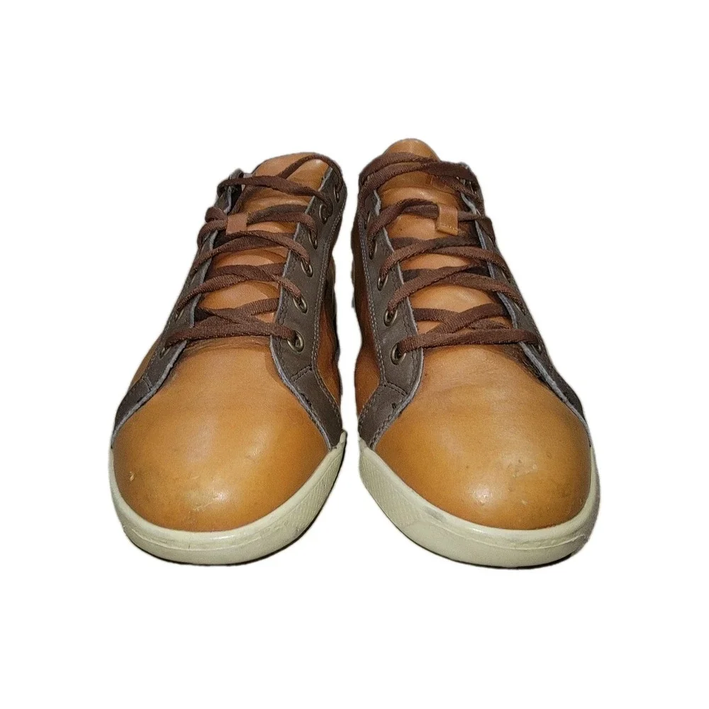 Footjoy FJ Contour Casual Men's Golf Shoes Size 11 Brown Leather Spikeless 54212